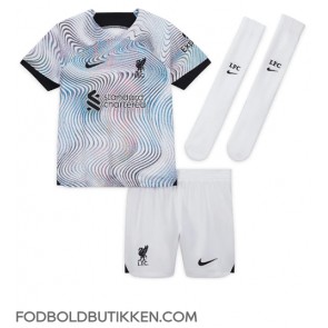 Liverpool Virgil van Dijk #4 Udebanetrøje Børn 2022-23 Kortærmet (+ Korte bukser)